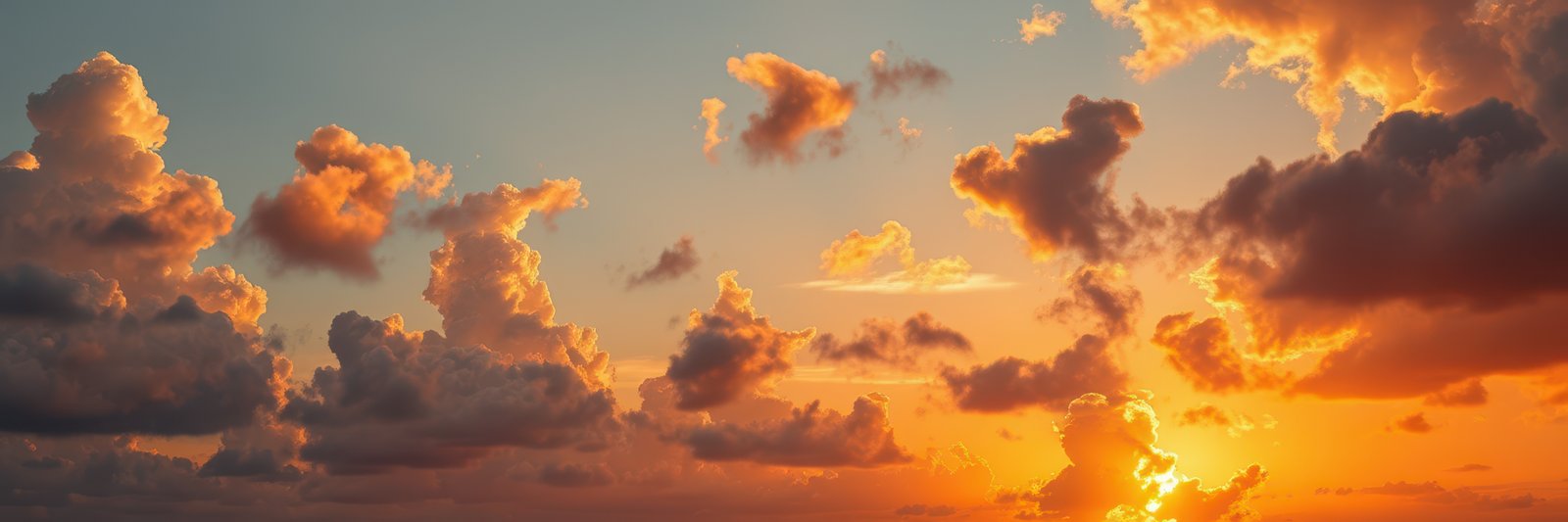 The image captures a stunning sunset
